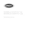 Unox Bakerlux shop pro Go Operation Manual preview