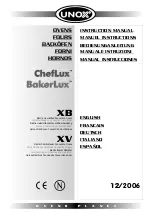 Unox BakerLux XB Instruction Manual preview