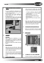 Предварительный просмотр 11 страницы Unox BakerLux XB Instruction Manual