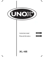 Unox BakerTop XL 405 Instruction Manual preview