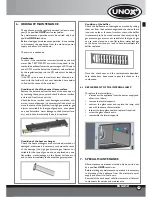 Preview for 13 page of Unox BakerTop Instruction Manual And Technical Datas