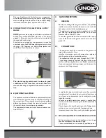 Preview for 23 page of Unox BakerTop Instruction Manual And Technical Datas