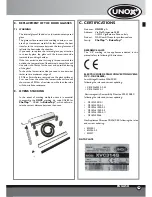 Preview for 27 page of Unox BakerTop Instruction Manual And Technical Datas