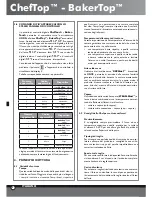 Preview for 36 page of Unox BakerTop Instruction Manual And Technical Datas