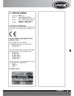 Preview for 53 page of Unox BakerTop Instruction Manual And Technical Datas