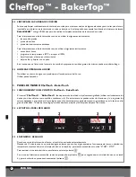 Preview for 56 page of Unox BakerTop Instruction Manual And Technical Datas