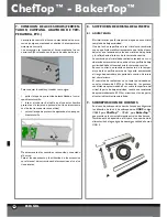 Preview for 78 page of Unox BakerTop Instruction Manual And Technical Datas