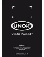 Preview for 80 page of Unox BakerTop Instruction Manual And Technical Datas