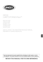 Unox CHEFTOP MIND.Maps XACHC-HC13 Installation, Use And Maintenance Manual preview