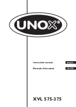 Preview for 1 page of Unox ChefTop XVL 375 Instruction Manual