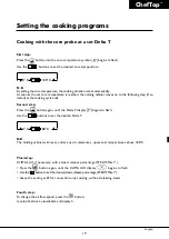 Preview for 19 page of Unox ChefTop XVL 375 Instruction Manual