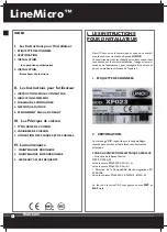 Предварительный просмотр 8 страницы Unox LineMicro XF Series Instruction Manual