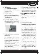 Предварительный просмотр 9 страницы Unox LineMicro XF Series Instruction Manual