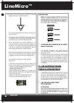 Предварительный просмотр 10 страницы Unox LineMicro XF Series Instruction Manual