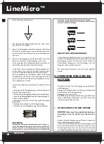 Предварительный просмотр 16 страницы Unox LineMicro XF Series Instruction Manual