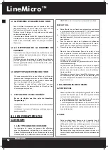 Предварительный просмотр 12 страницы Unox LineMicro XF023 Instruction Manual