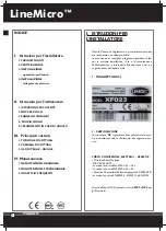 Предварительный просмотр 20 страницы Unox LineMicro XF023 Instruction Manual