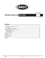 Preview for 20 page of Unox LineMiss Classic XFT 596.121 Instruction Manual