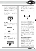 Preview for 37 page of Unox LineMiss XF100 Instruction Manual And Technical Datas