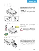 Preview for 9 page of Unox SpidoCook XP Series Instruction Manual