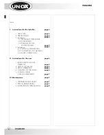 Предварительный просмотр 2 страницы Unox XC535 Instruction Manual And Technical Datas