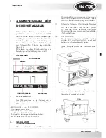 Предварительный просмотр 19 страницы Unox XC535 Instruction Manual And Technical Datas