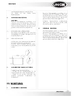 Предварительный просмотр 23 страницы Unox XC535 Instruction Manual And Technical Datas