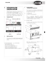 Предварительный просмотр 27 страницы Unox XC535 Instruction Manual And Technical Datas