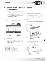 Предварительный просмотр 35 страницы Unox XC535 Instruction Manual And Technical Datas