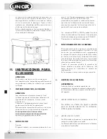 Предварительный просмотр 38 страницы Unox XC535 Instruction Manual And Technical Datas