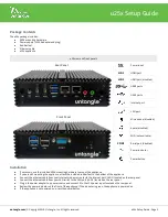 Preview for 1 page of Untangle u25x Setup Manual