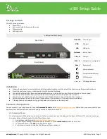 Untangle u500 Setup Manual preview