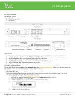 Untangle z6 Setup Manual preview