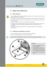 Предварительный просмотр 42 страницы UNTHA RS100-4-S Operating Manual