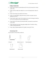 Preview for 2 page of Unuiga U41-6A Quick Reference Manual