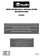 Unwin EasiSit User Instructions preview