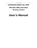 Preview for 1 page of Uovision um565-3g User Manual