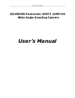 Preview for 1 page of Uovision UV572 12MP HD User Manual