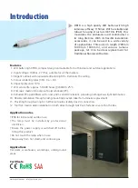 Preview for 2 page of Up-shine Lighting UP-DB18-1600-40W Technical Application Manual