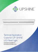 Preview for 1 page of Up-shine Lighting UP-PL30120-30W-A Technical Application Manual