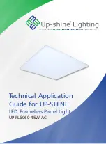 Up-shine Lighting UP-PL6060-45W-AC-D Technical Application Manual предпросмотр