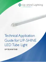 Предварительный просмотр 1 страницы Up-shine Lighting UP-T824W1500 Technical Application Manual