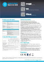 Preview for 2 page of UP Connect Plus i210 Quick Start Manual