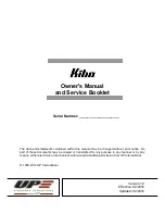 Preview for 1 page of UP Kibo Owner'S Manual