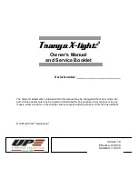 UP Trango X-light2 Owner Manual And Service Booklet preview
