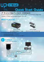 UP Xtreme Edge Compute enabling kit Quick Start Manual preview