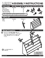 Предварительный просмотр 1 страницы UPC 0947 Assembly Instructions