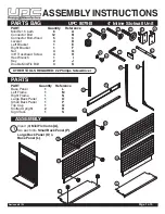 Preview for 1 page of UPC 8079B Assembly Instructions