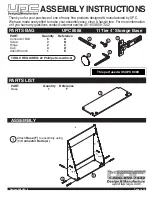 Preview for 1 page of UPC 8088 Assembly Instructions