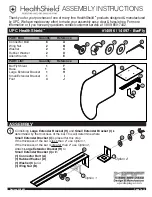 Preview for 1 page of UPC HealthShield BarFly Assembly Instructions